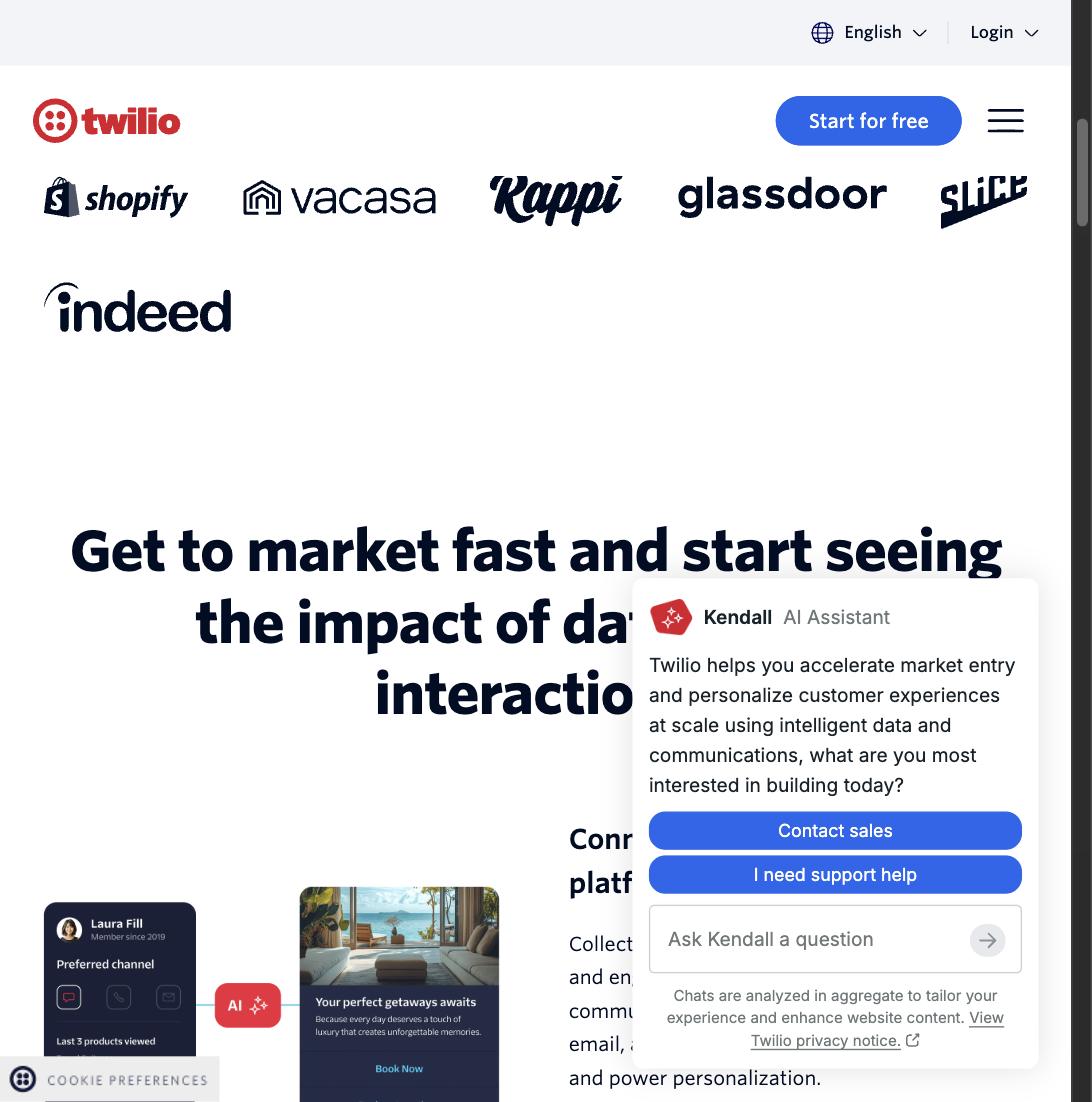 Connected profile data powering personalized customer experiences across channels