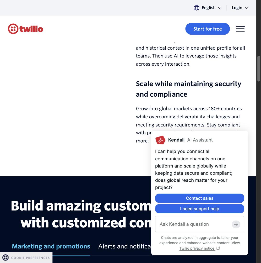 Twilio's marketing and alerts channel orchestration built on unified customer data